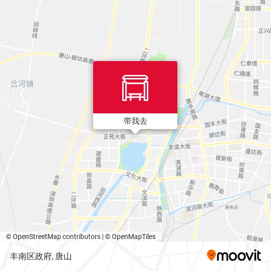 丰南区政府地图