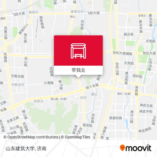 山东建筑大学地图