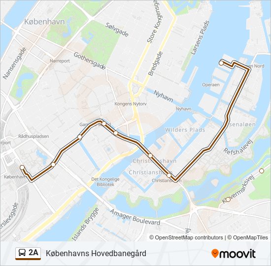 A Rute Rejseplaner Stop Kort K Benhavns Hovedbaneg Rd Opdateret