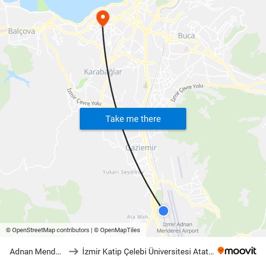 Adnan Menderes Havaliman Hava Izmir Aydin To Zmir Katip Elebi