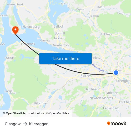 Glasgow To Kilcreggan With Public Transportation