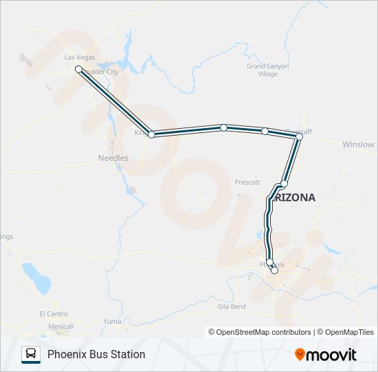 Greyhound Us1020s Route Schedules Stops Maps Phoenix Bus Station