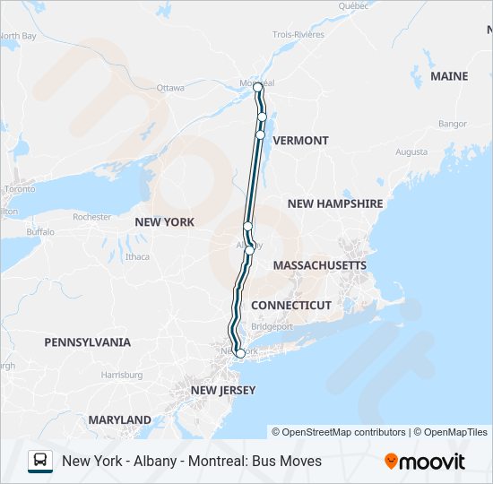 Ruta Greyhound Us D Horarios Paradas Y Mapas Montreal Gare D