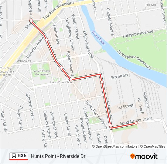 Bx Route Schedules Stops Maps Southern Bl Updated