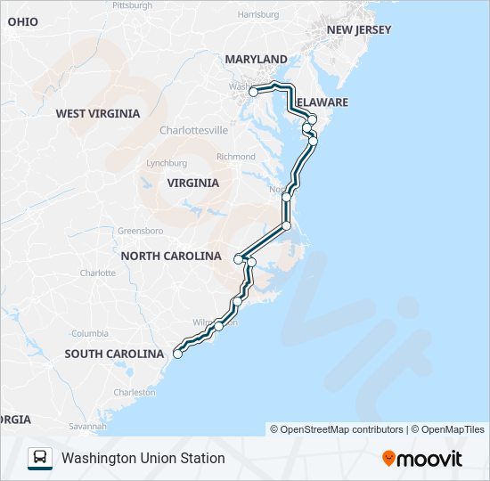 Ruta Greyhound Us S Horarios Paradas Y Mapas Washington Union