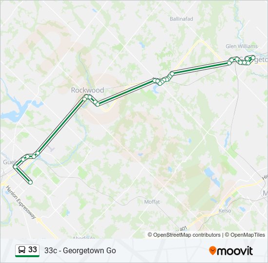 33 Route Schedules Stops Maps 33c Georgetown Go Updated