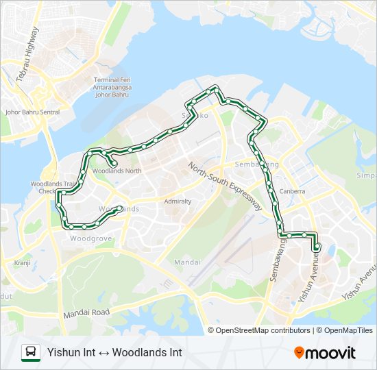 Route Schedules Stops Maps Woodlands Int Updated