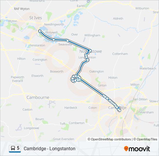 5 Route Schedules Stops Maps St Ives Updated