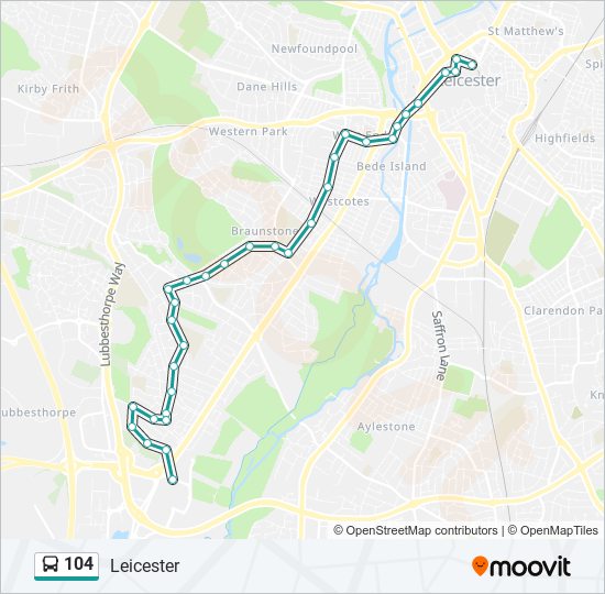 Route Schedules Stops Maps Leicester Updated