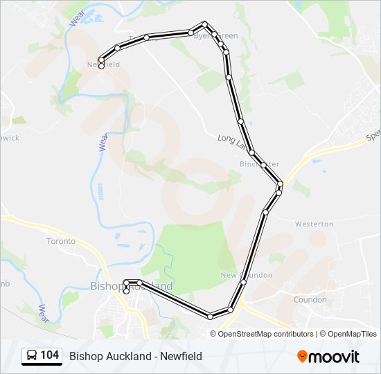 Route Schedules Stops Maps Bishop Auckland Updated