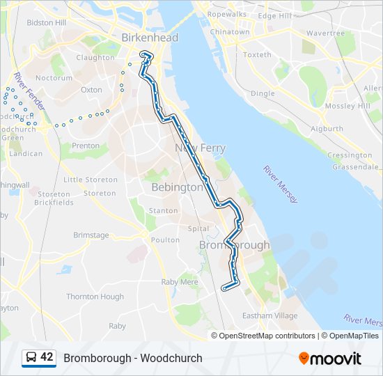 Route Schedules Stops Maps Bromborough Updated