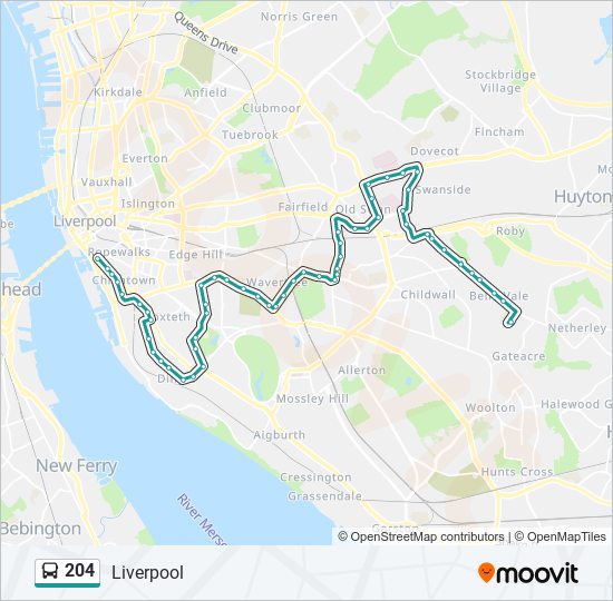 Route Schedules Stops Maps Liverpool Updated