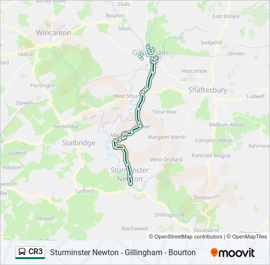 Cr Route Schedules Stops Maps Gillingham Updated