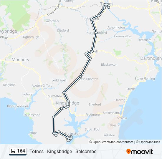 Route Schedules Stops Maps Totnes Updated