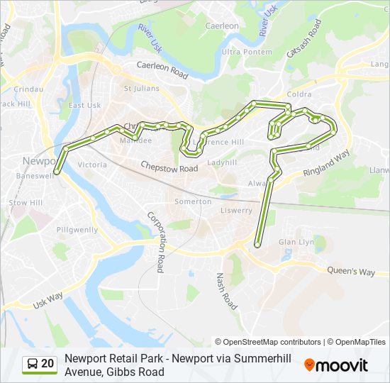 Route Schedules Stops Maps Liswerry Updated