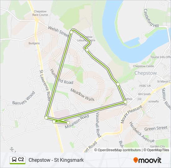 C2 Route Schedules Stops Maps Chepstow Updated