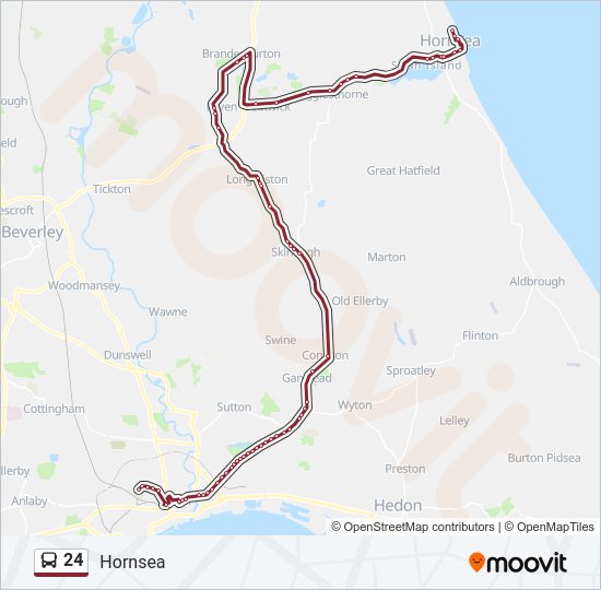 Route Schedules Stops Maps Hornsea Updated