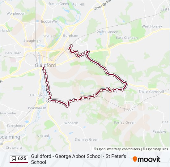 Route Schedules Stops Maps Guildford Updated