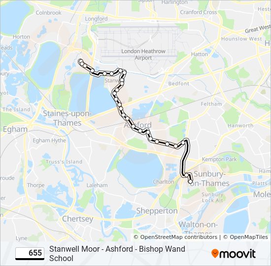 655 Route Schedules Stops Maps Sunbury Updated