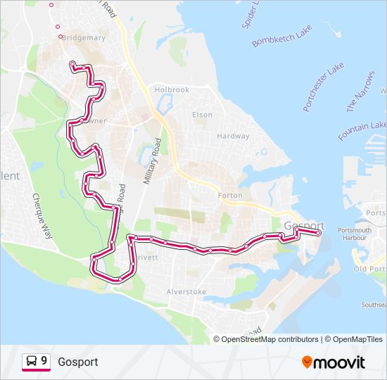 Route Schedules Stops Maps Gosport Updated