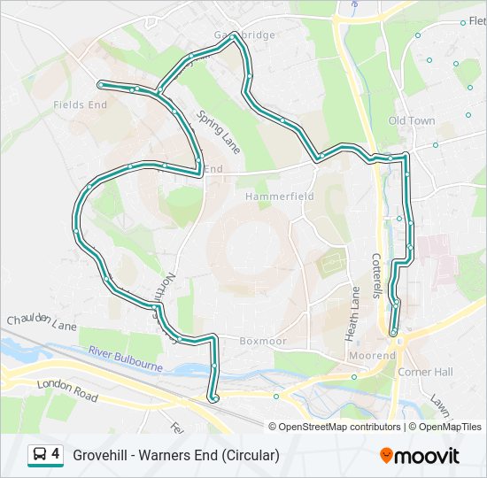 4 Route Schedules Stops Maps Hemel Hempstead Updated