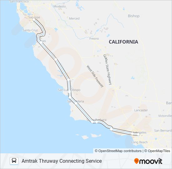 Ruta Amtrak Thruway Connecting Service Horarios Paradas Y Mapas Los 7236 Hot Sex Picture 9209