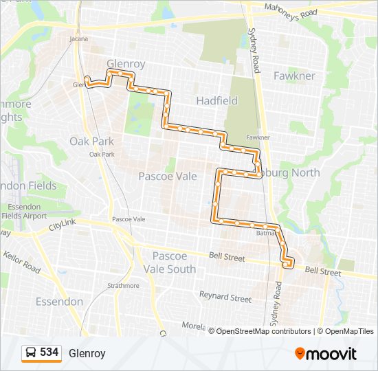 Route Schedules Stops Maps Glenroy Updated