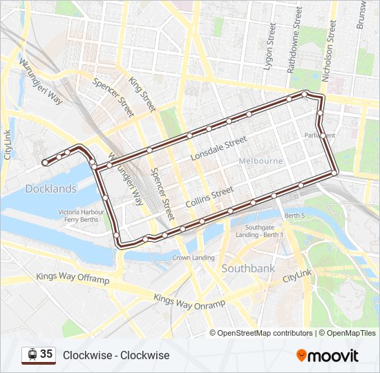 35 Route Schedules Stops Maps Anticlockwise Updated