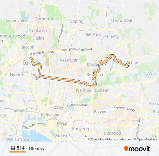 Route Schedules Stops Maps Glenroy Updated