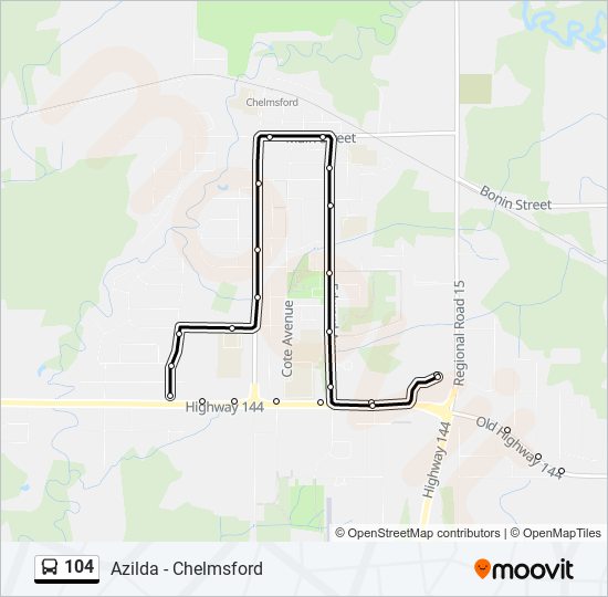 Route Schedules Stops Maps Azilda Chelmsford Updated