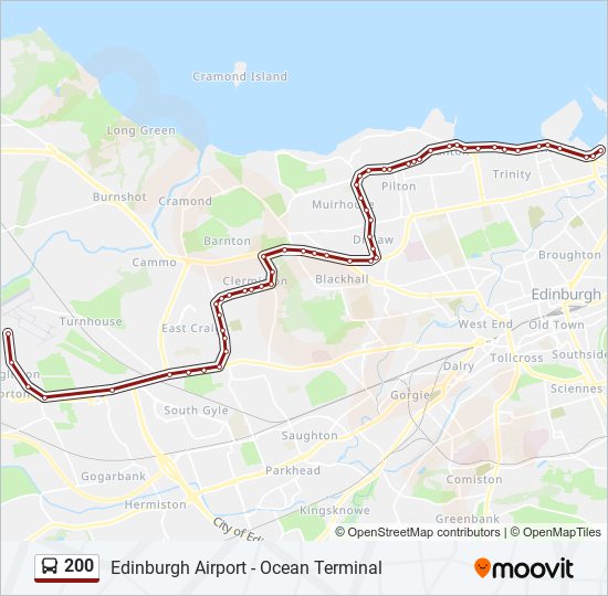 Route Schedules Stops Maps North Leith Updated