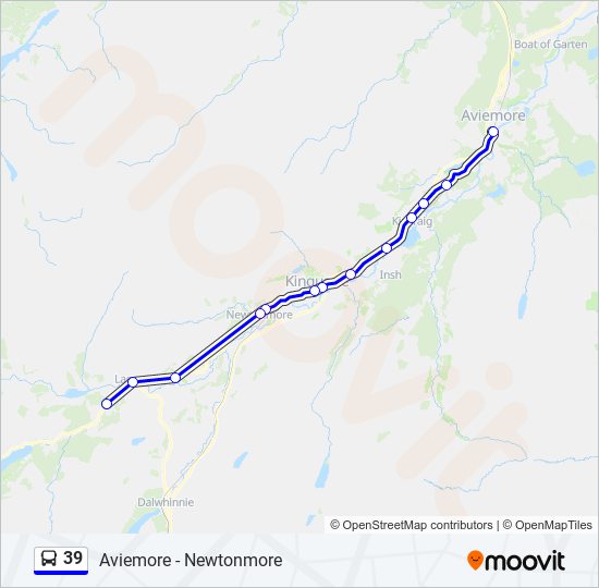 39 Route Schedules Stops Maps Strathmashie Updated