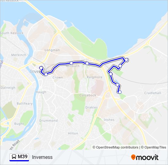 M Route Schedules Stops Maps Inverness Updated