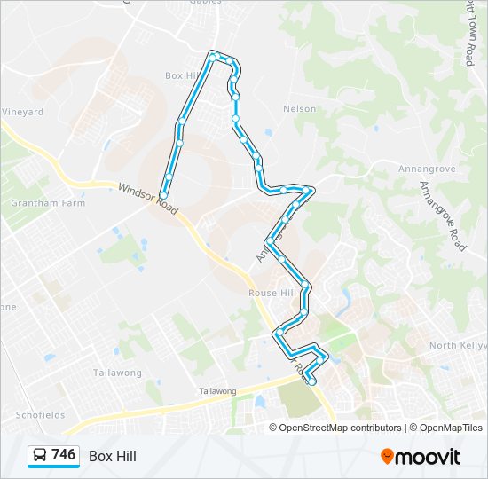 746 Route Schedules Stops Maps Box Hill Updated