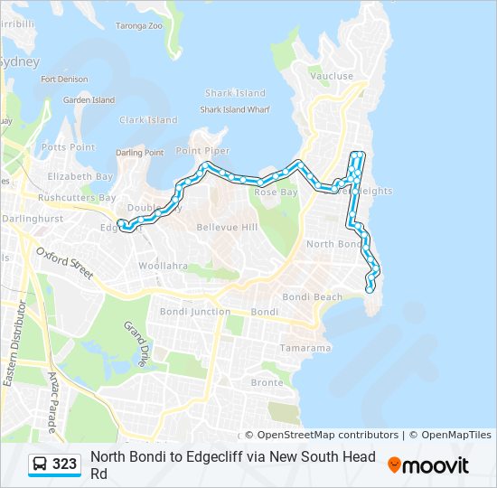 323 Route Schedules Stops Maps North Bondi Updated