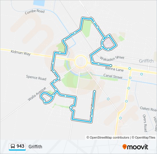 943 Route Schedules Stops Maps Griffith Updated