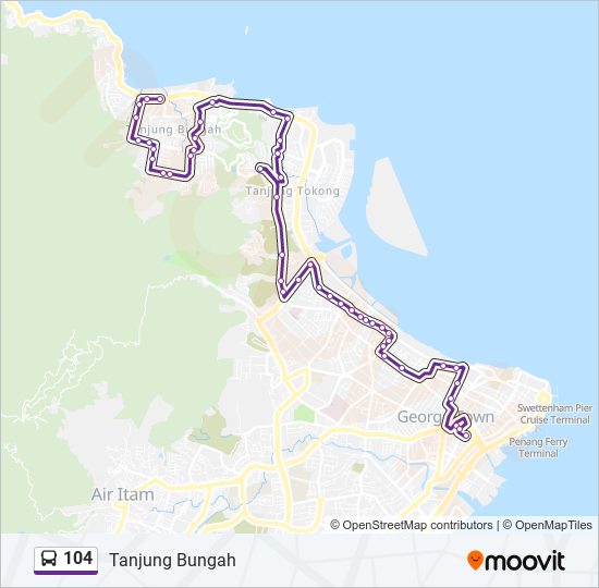 Route Schedules Stops Maps Tanjung Bungah Updated