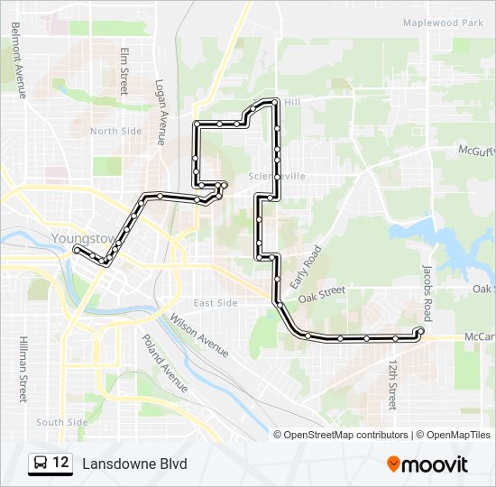 12 Route Schedules Stops Maps Lincoln Knolls PlazaFederal