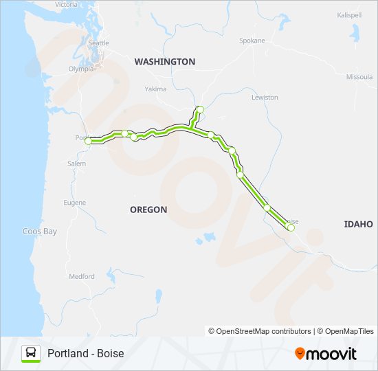 Ruta Flixbus Horarios Paradas Y Mapas Portland Curbside Bus