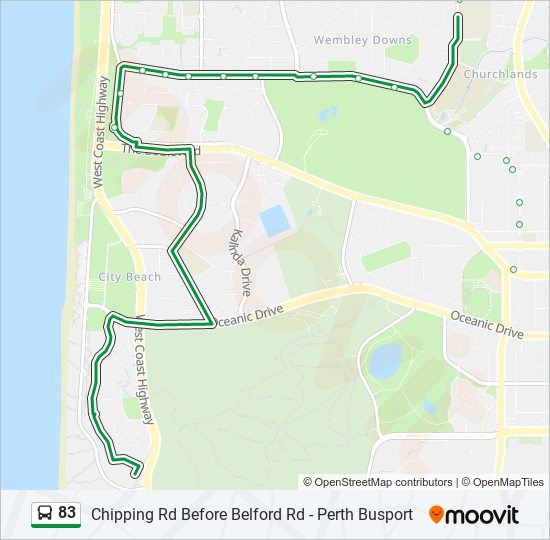 Route Schedules Stops Maps City Beach Updated