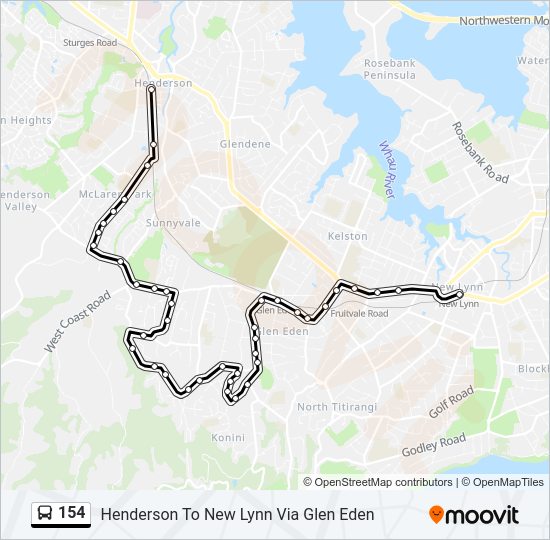 Route Schedules Stops Maps Henderson To New Lynn Via Glen