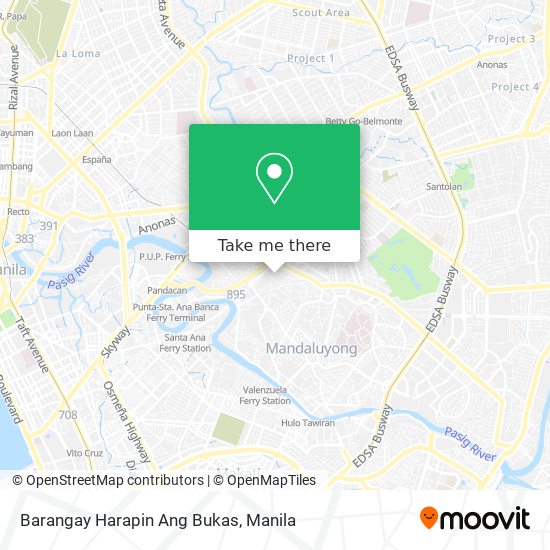 How To Get To Barangay Harapin Ang Bukas In Mandaluyong By Bus Or Train