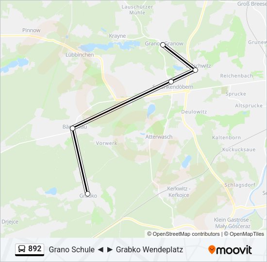 892 Route Fahrpläne Haltestellen Karten Grano Schule Aktualisiert