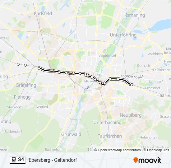 S Route Schedules Stops Maps Trudering Updated