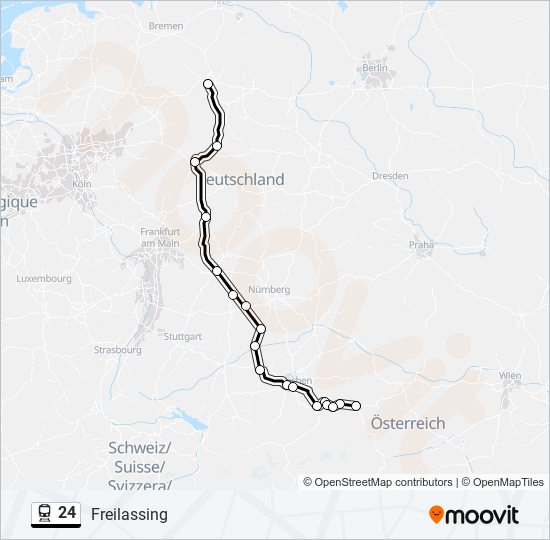 24 Route Schedules Stops Maps Freilassing Updated