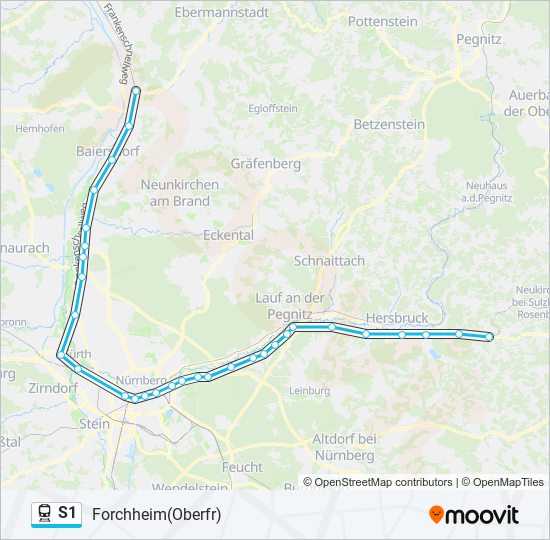 S Route Schedules Stops Maps Forchheim Oberfr Updated