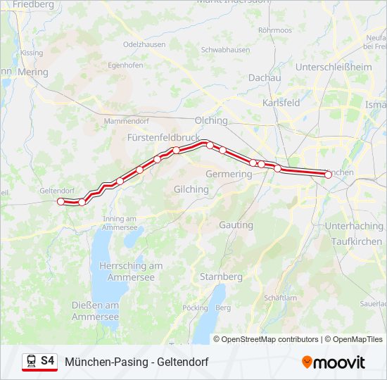 s4 Route Schedules Stops Maps München Hbf Gl 27 36 Updated