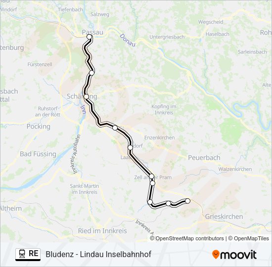 re Route Fahrpläne Haltestellen Karten Neumarkt Kallham