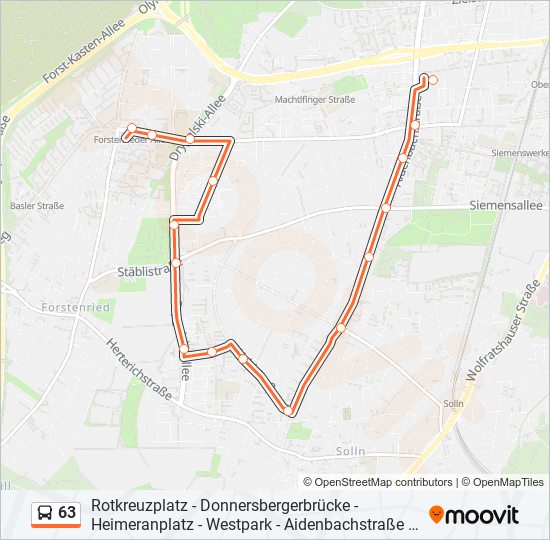 Route Fahrpl Ne Haltestellen Karten Forstenrieder Allee U