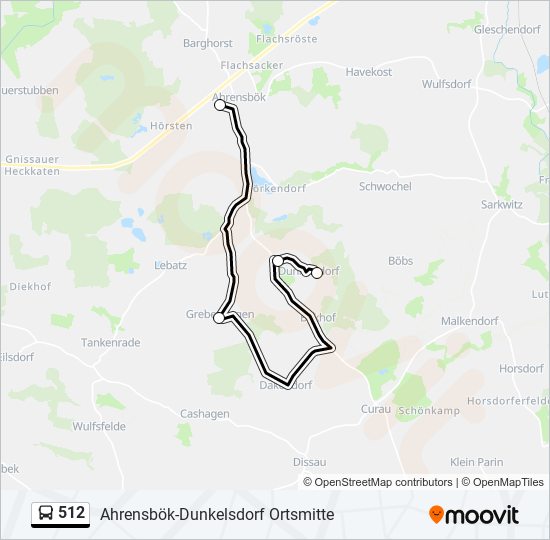 Route Schedules Stops Maps Ahrensb K Dunkelsdorf Ortsmitte